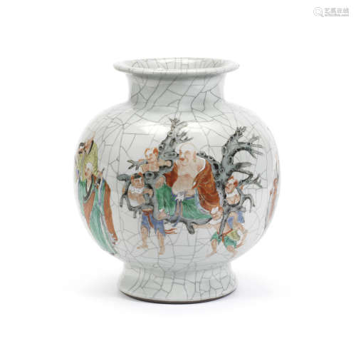 A guanyao-type oviform vase,18th/19th century