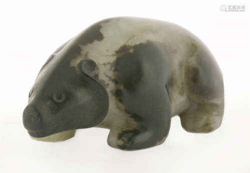 A Jade carving of a bear