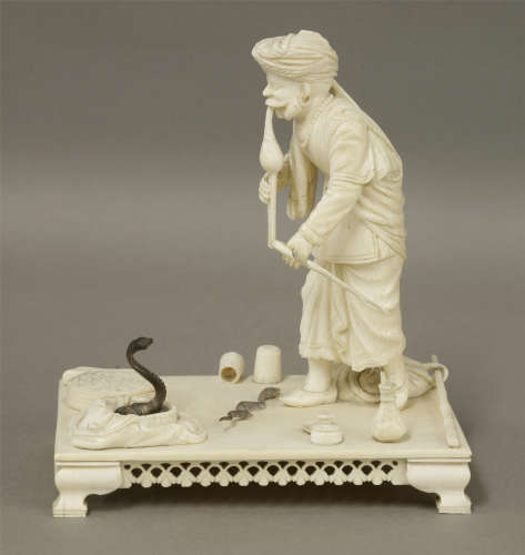 An Indian ivory figure