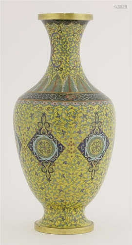 A cloisonné vase