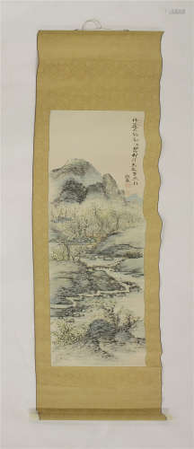 A collection of Chinese hanging scrolls