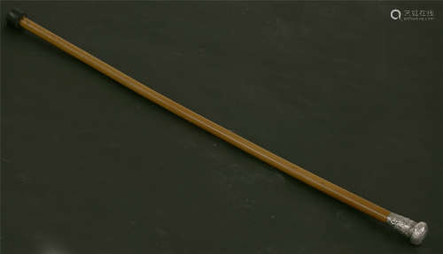 A malacca walking cane