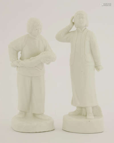 Two cultural revolution female figures