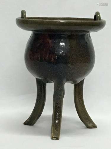 Chinese Song Style Tripod Incense Burner