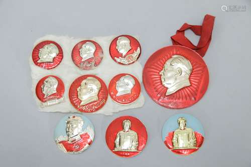 10 Culture Revolution Chairman Man Pendants