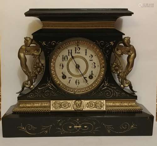 Vintage Ansonia Clock Company New York.Marble