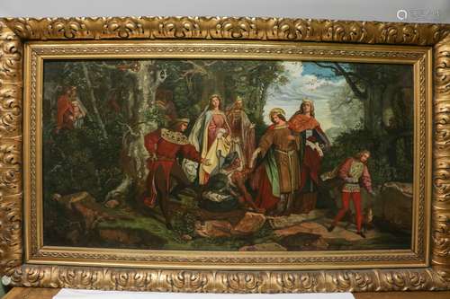 1856 Oilon Canvas Painting by Moritz Von Schwind