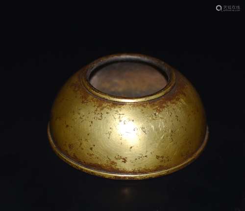 Chinese Gilt Bronze Incense Burner