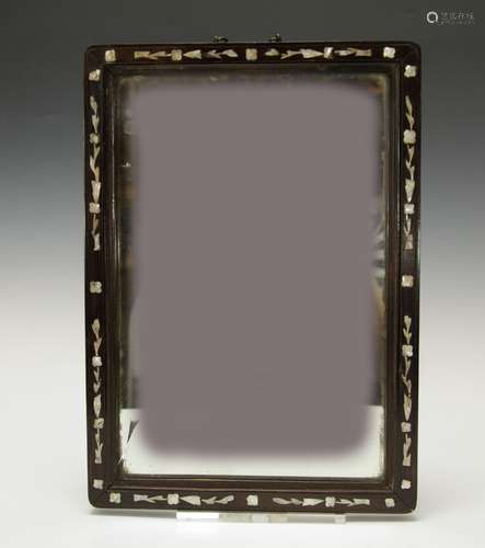 Chinese Rosewood Mirror