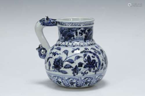 Chinese Blue/White Porcelain Sugar Pot