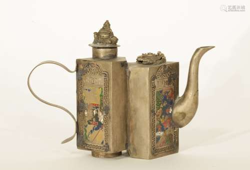 Chinese Pewter Teapot