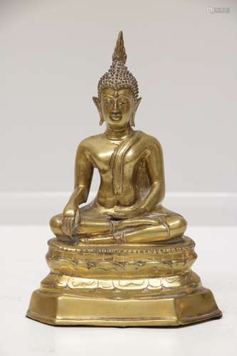 Chinese Gilt Bronze Buddha