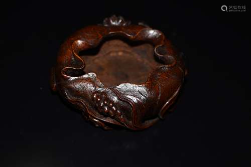 Chinese Bamboo Carved Brush Washer