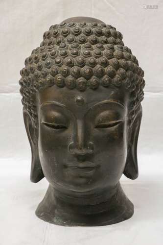 A Chinese Bronze Head