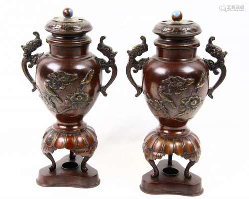 Pair of Japanese Meiji Period 10