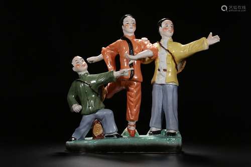 CHINESE CULTURAL REVOLUTION PORCELAIN FIGURE