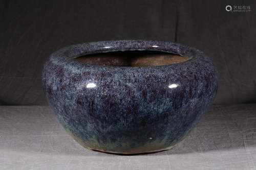 A HAI SHU YAO-GLAZED ZISHA ZUN