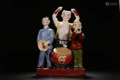 CHINESE CULTURAL REVOLUTION PORCELAIN FIGURE