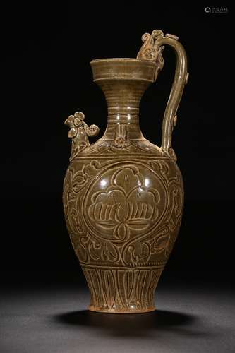 A RARE YAO MING KILN CHICKEN-HEAD EWER