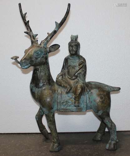 CHINESE BRONZE SCULPTURE