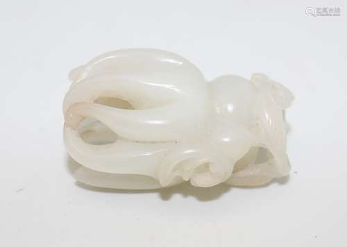 ANTIQUE WHITE JADE PENDANT