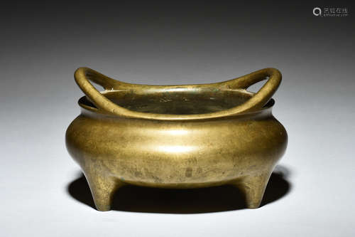 BRONZE CAST TRIPOD CENSER