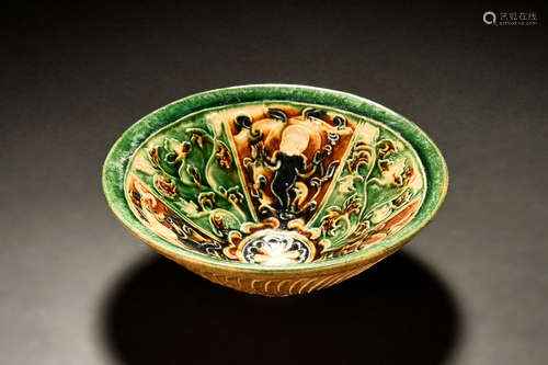 SANCAI GLAZED BOWL