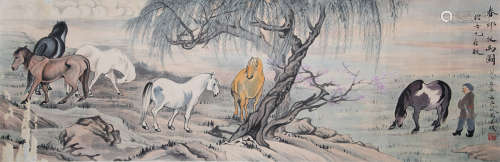 Yi Junzuo (1899-1972)  Rider and Horse