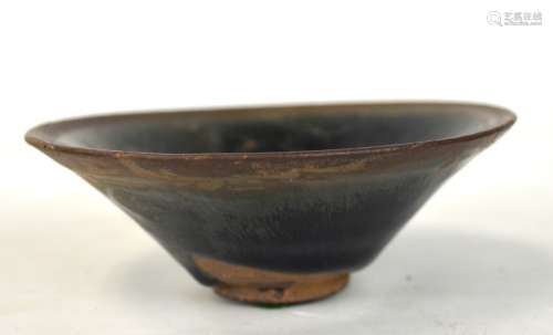 Chinese Tea Bowl w Black Glaze