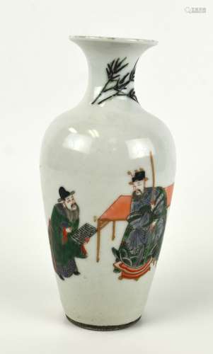 Chinese Famille Verte Vase