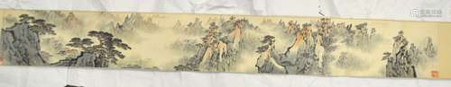 Song Wen Zhi  Hand Painted Chinese Scroll