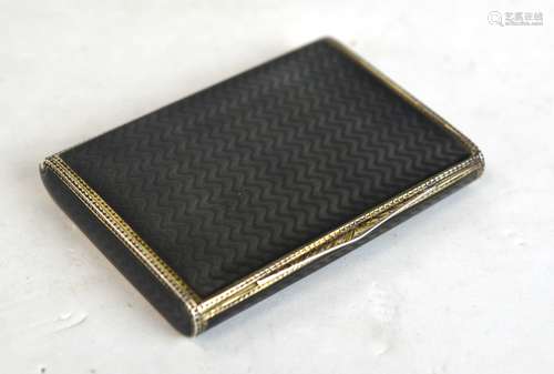 Enamel on Sterling Card Case