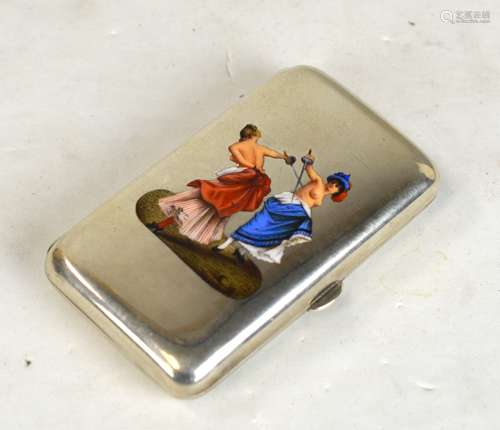 Enamel on Silver Box 2 Ladies