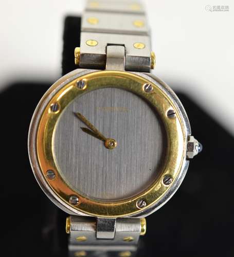 Cartier Two tone Quartz Lady's Watch