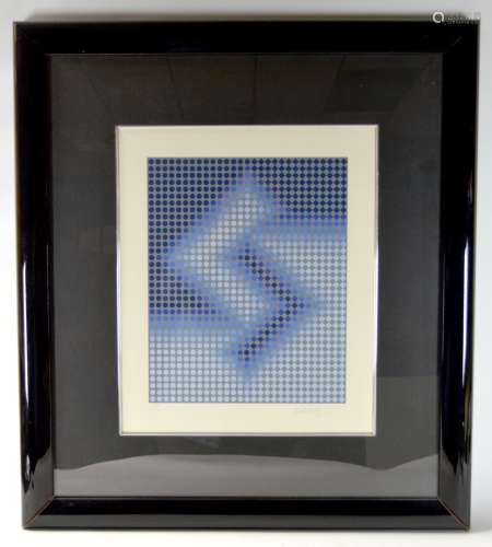 Vasarely Signed and Numbered Lithograph