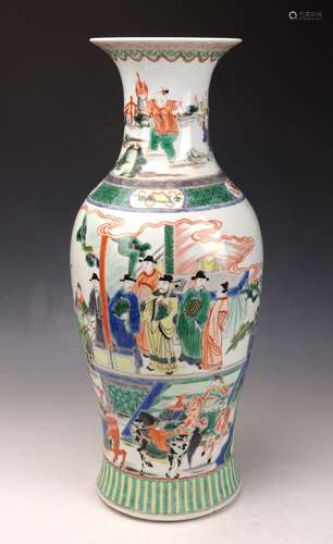 Chinese Famille Verte Vase