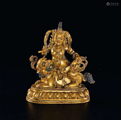 18世纪 西藏 财宝天王