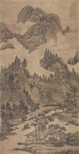 王翚(1632-1717)秋山读书