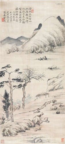 姜实节(1647-1709)秋山远寂