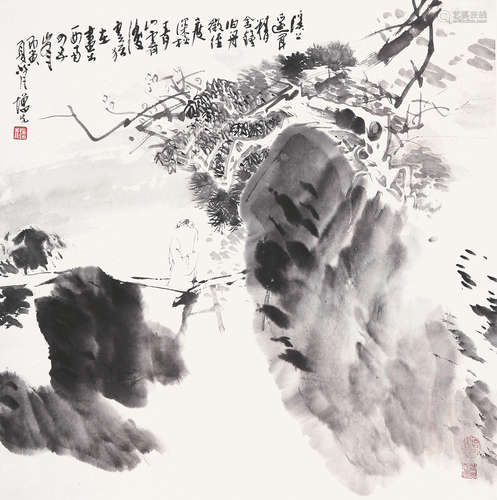 方增先(b.1931)松溪高士