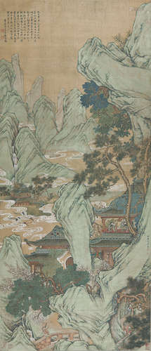 文伯仁(1502-1575)仙山楼阁