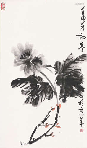 许麟庐(1916-2011)牡丹
