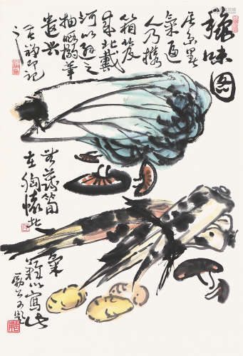 李苦禅(1899-1983)秋味图