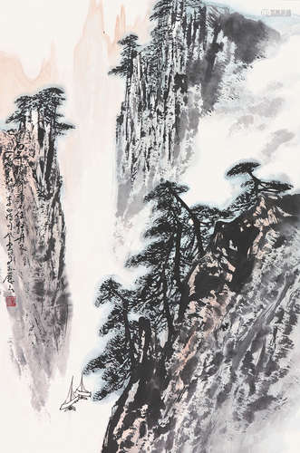 张登堂(b.1943)峡江轻舟