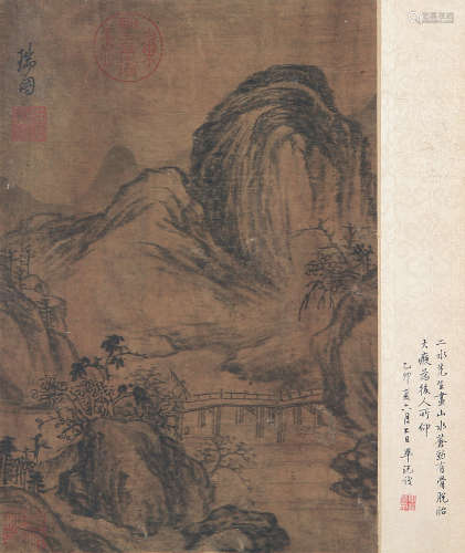 张瑞图(1570-1644)溪山图