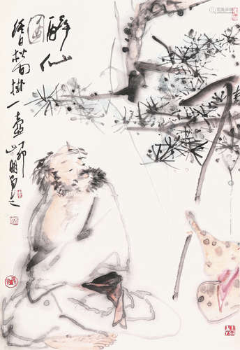 吴山明(b.1941)醉仙图