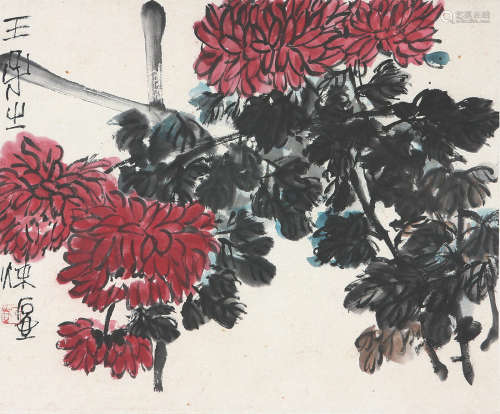 陈子庄(1913-1976)秋菊