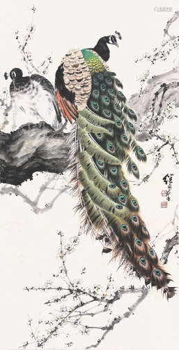 刘继卣(1918-1983)孔雀