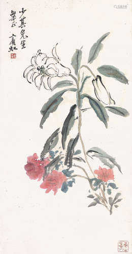 黄宾虹(1865-1955)玉簪花