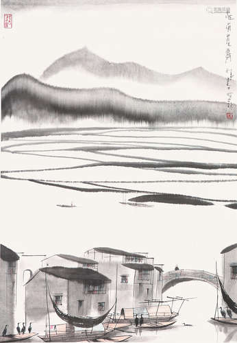 杨明义(b.1943)江南晨雾